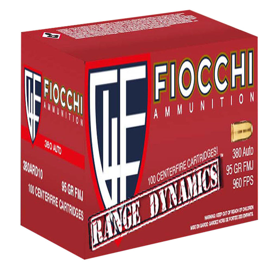 Fiocchi Range Dynamics .380 ACP/Auto 95 Gr FMJ 2