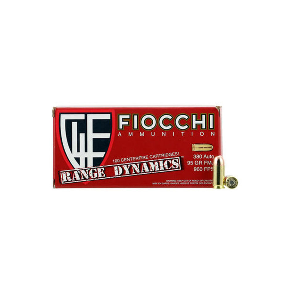 Fiocchi Range Dynamics .380 ACP/Auto 95 Gr FMJ 3