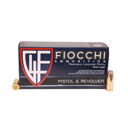 Fiocchi 9mm Luger / Parabellum Range Dynamics 100 grain Frangible ammunition