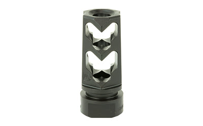 Fortis Mfg. 9mm Muzzle Brake, Black Nitride, 1/2x28 Threaded, 9MM-MB-BLK-28