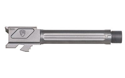 Fortis Manufacturing G19 Match Grade Barrel, 9mm Luger, Threaded, Grey MDC, Fits Gen 1-5 and 19X