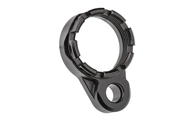 Fortis Manufacturing AR-15 Lightweight Enhanced End Plate LE-BLK-K1-BLK, K1 Tapered Castle Nut, Black Finish