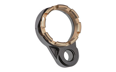 Fortis Manufacturing Lightweight K1 Castle Nut and End Plate, Black and Flat Dark Earth, 7075 Aluminum