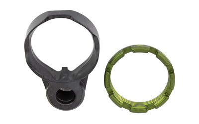 Fortis K1 Castle Nut and End Plate with QD Socket, Olive Drab Green, AR-15