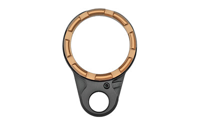Fortis Manufacturing Lightweight K2 Castle Nut and End Plate, Black and FDE, 7075 Aluminum
