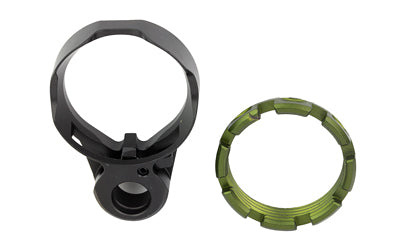 Fortis K2 Castle Nut and End Plate with QD Socket, Olive Drab Green, AR-15