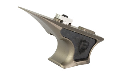 Fortis Manufacturing Shift M-LOK Handstop, Aircraft Grade Aluminum with Carbon Fiber, FDE