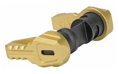 Fortis Mfg. SLS Fifty Safety Selector, Gold Finish (No Logo), SLS-50-GOLD