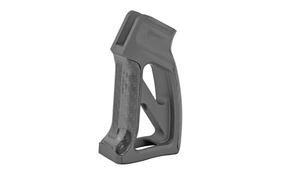 Fortis Manufacturing Torque AR Pistol Grip, Carbon Fiber Front and Back Strap, Black