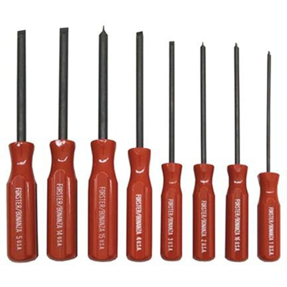 Forster Products 8-Piece Hollow Ground Gunsmith Screwdriver Set