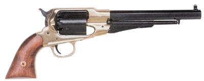 Traditions FR18581 1858 Army Black Powder Revolver 44 Cal Brass Frame 8 Inch Blued Barrel 6 Round