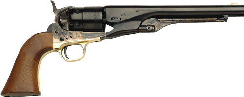 Traditions FR18602 1860 Army Black Powder Revolver 44 Cal Color Case Hardened Steel Frame 8 Inch Blued Barrel 6 Round