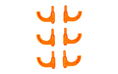 Firearm Safety Devices Corp. Handgun Chamber Flag Orange HDPE 6-Pack 350PRCF