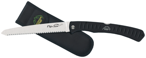 Outdoor Edge FW70 Flip N'Saw 7" Stainless Steel Black w/ Nylon Sheath