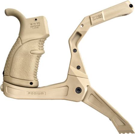 F.A.B. Defense FDE AR Podium Bipod AR-15