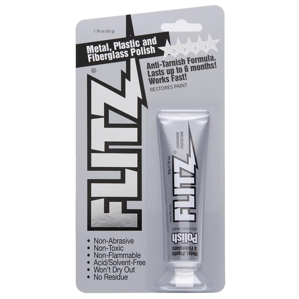 Flitz Polish Paste 50 Gram Metal Cleaner Deoxidizer and Protectant
