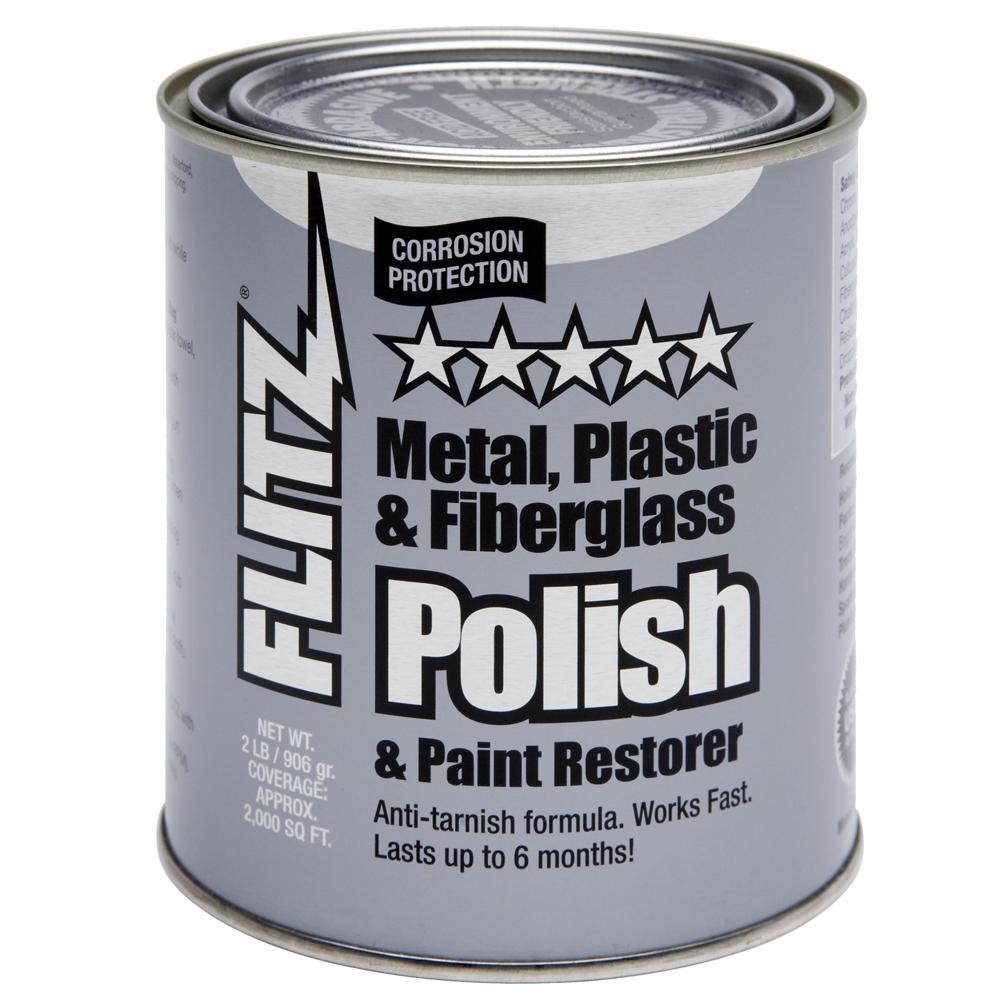 Flitz Metal Polish and Cleaning Paste 2 lb - Non-Toxic Formula