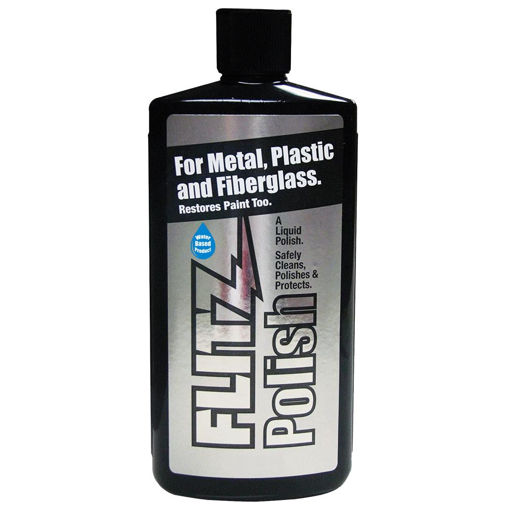 Flitz 3.4 oz Liquid Polish for Metal, Plastic, and Fiberglass