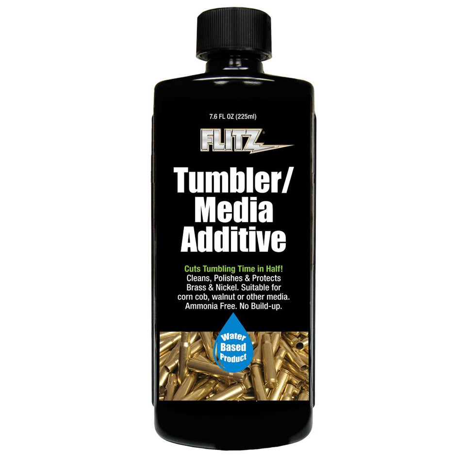 Flitz Liquid Tumbler and Media Additive 7.6 Ounce Brass Polish