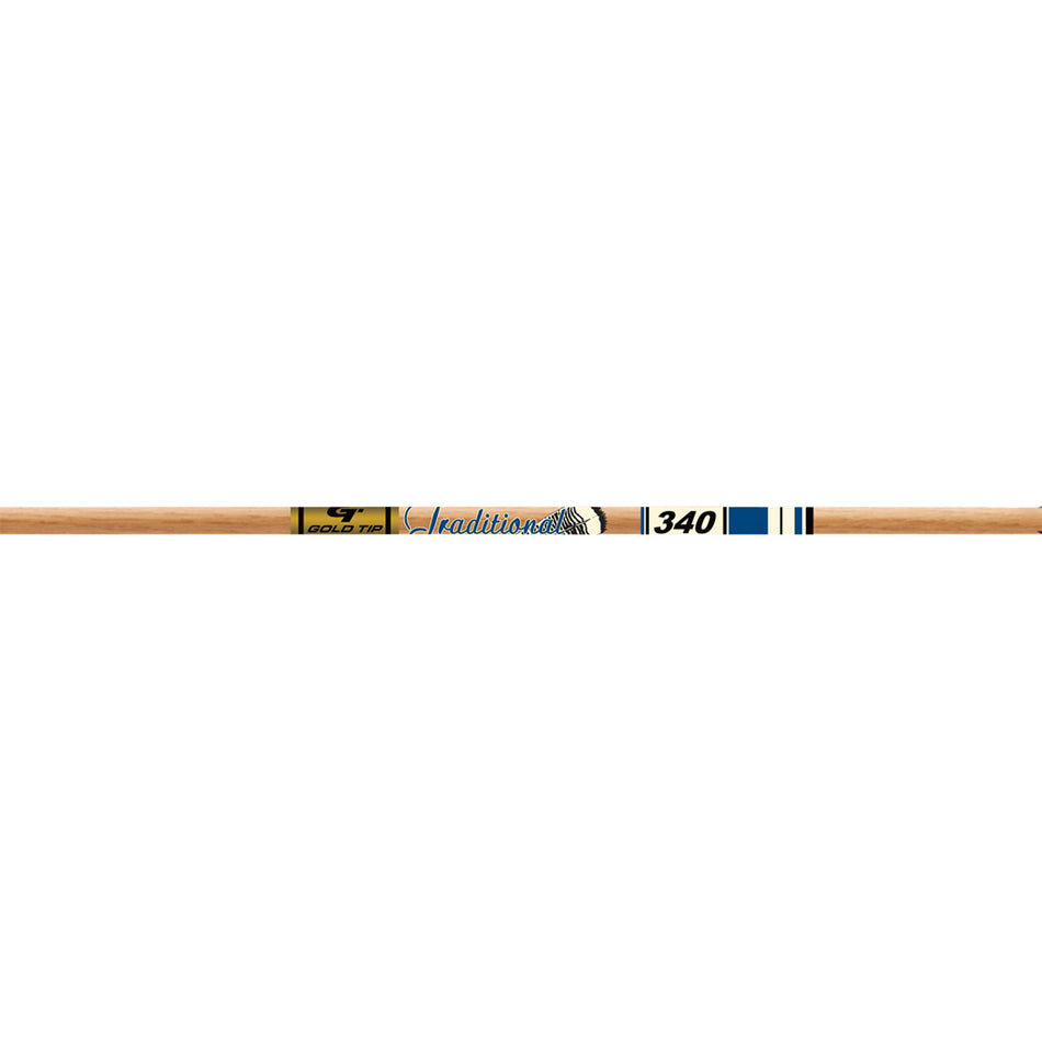 Gold Tip Traditional XT 340 Arrow Shafts, 1 Doz.