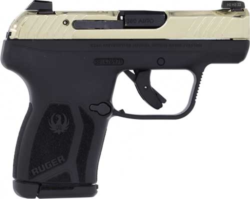 RUGER LCP MAX 380ACP FRONT NIGHT SGT CHAMPAGNE PVD SLIDE<