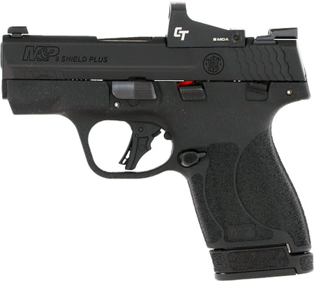 S&W M&P9 SHIELD PLUS BUNDLE CT OPTIC NIGHT SIGHT 13/10 !!!