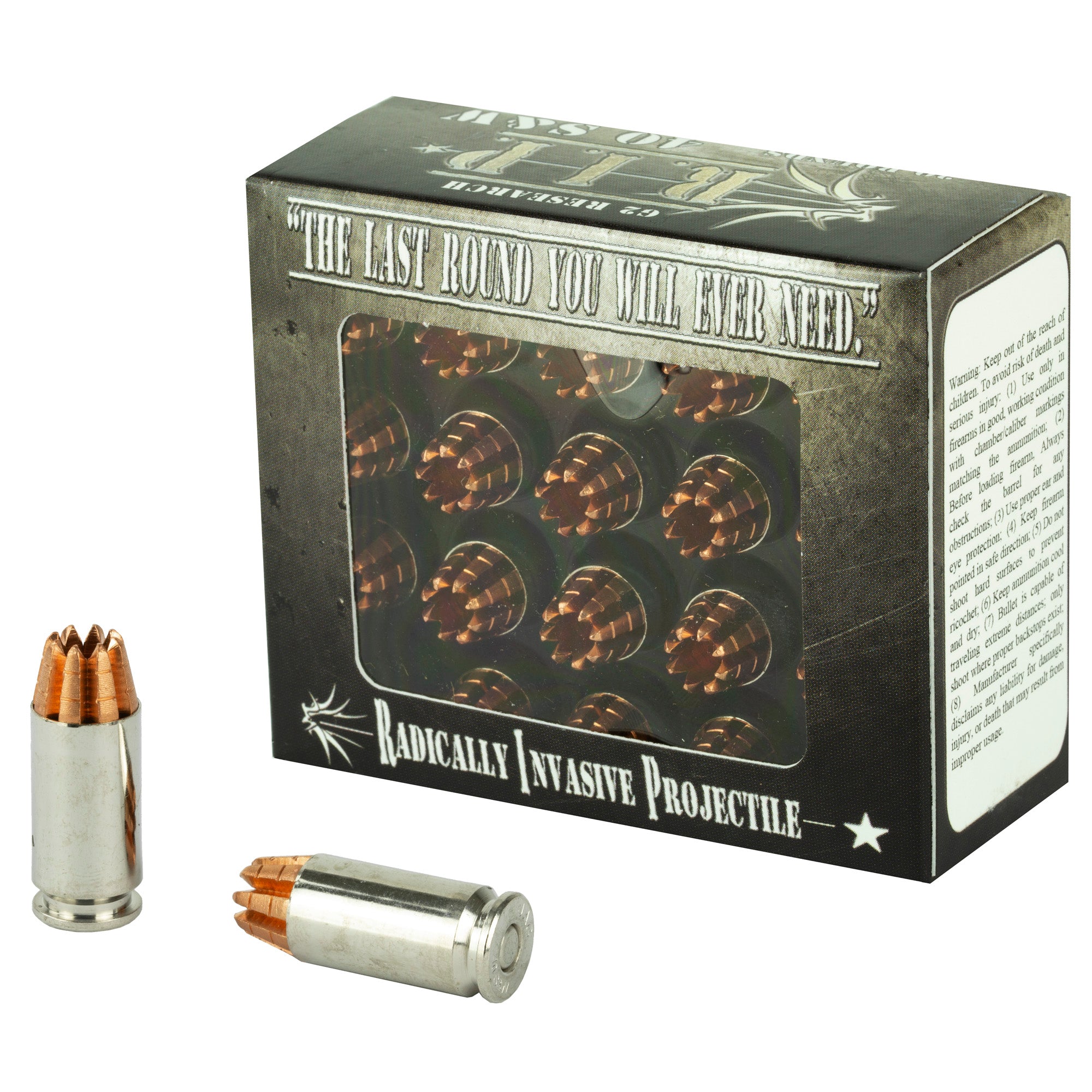 G2 Research RIP Copper Fracturing Hollow Point 115 Grain .40 S&W 1080 fps 863552000030