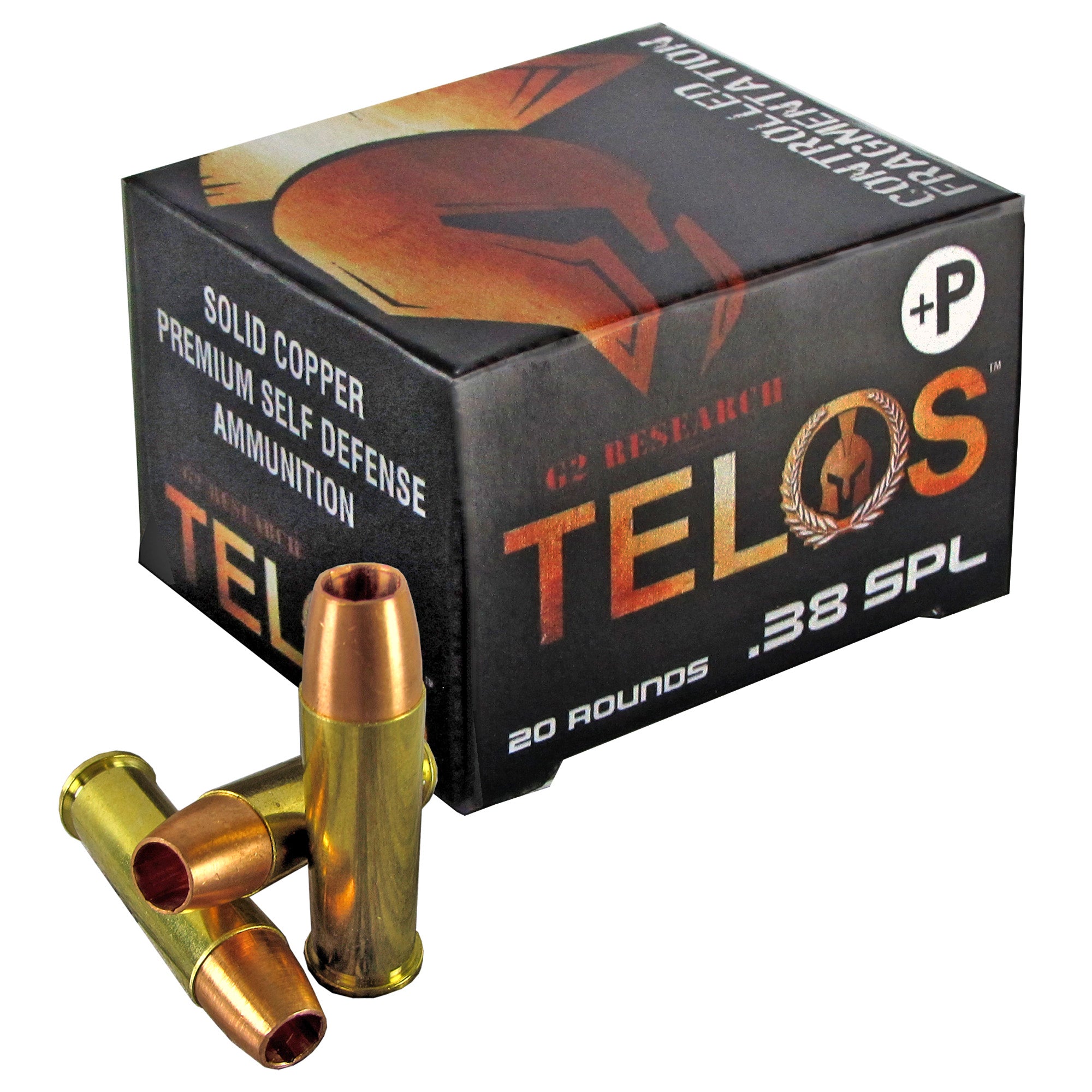 G2 Research Telos Copper Fracturing Copper Hollow Point 105 Grain .38 Special 1170 fps 851412006186
