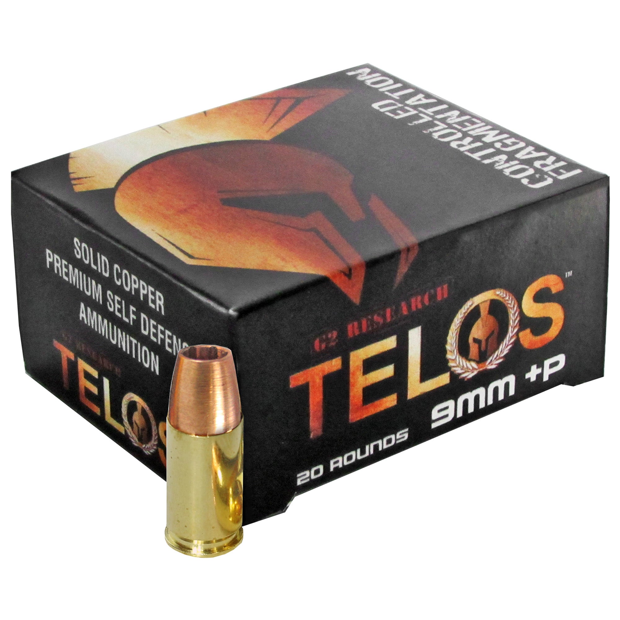 G2 Research Telos Copper Fracturing Copper Hollow Point 92 Grain 9mm Luger/Parabellum 1210 fps 851412006193