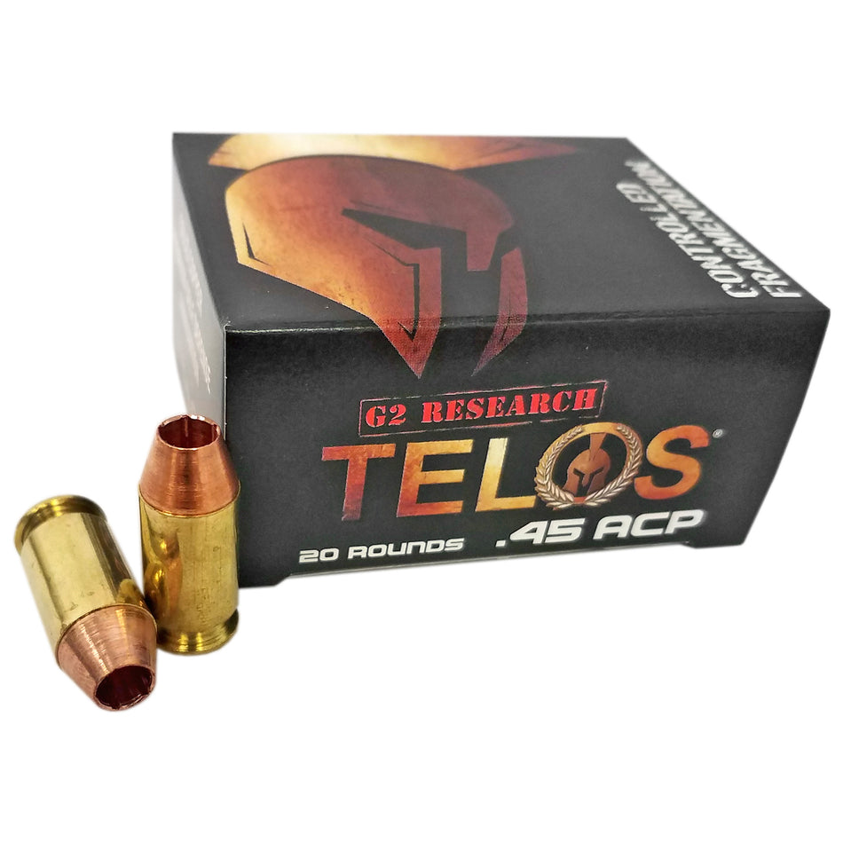 G2 Research Telos Copper 160 Grain .45 ACP/Auto  851412006292
