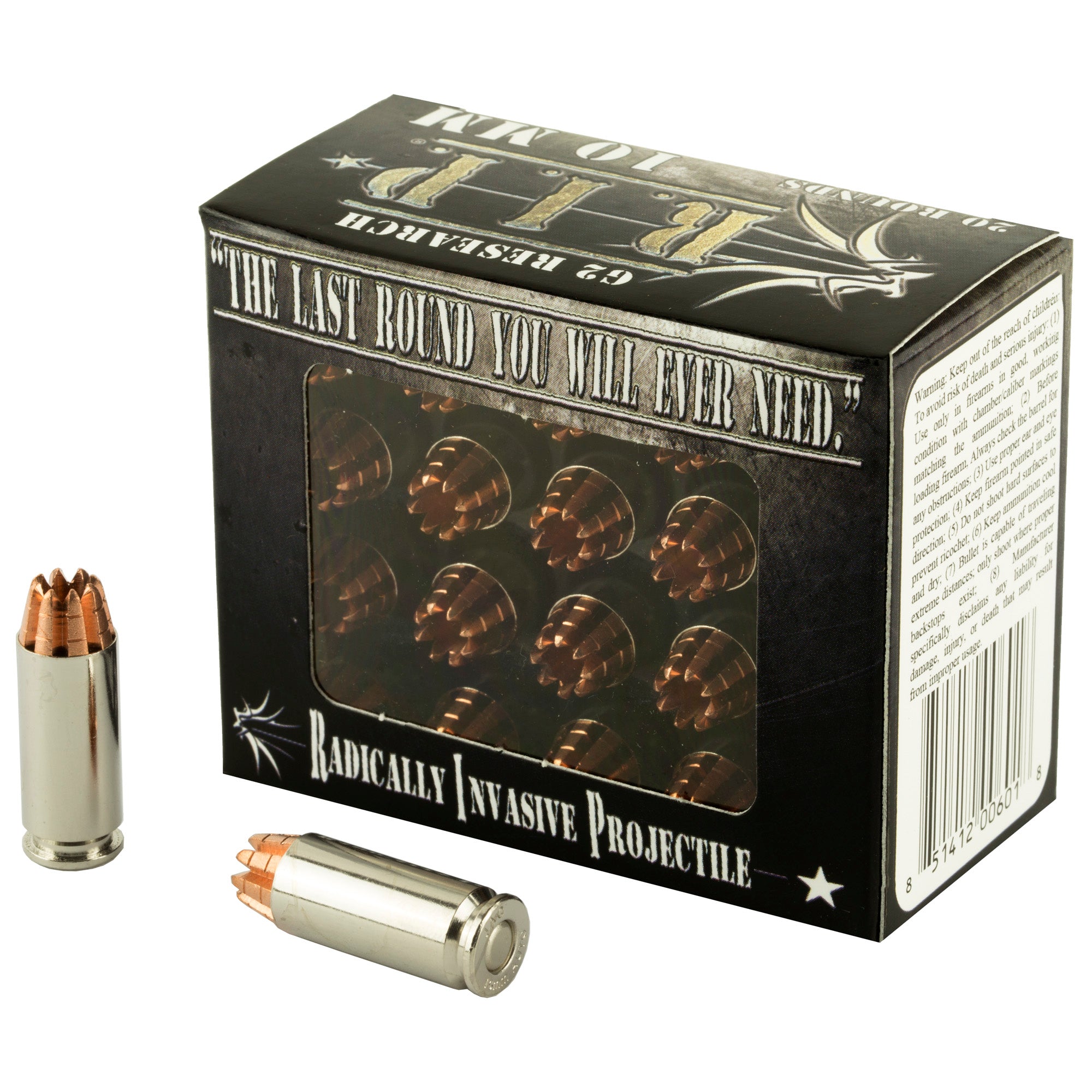 G2 Research RIP Copper Fracturing Hollow Point 115 Grain 10mm Auto 1220 fps 851412006018