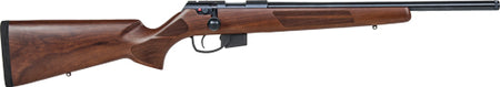 ANSCHUTZ 1761 D HB 22LR 18" TB BLUED/WALNUT CLASSIC