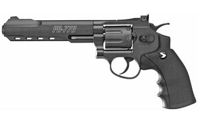 Gamo PR-776 CO2 .177 Pellet Revolver, Realistic Mechanism, 6.5 Inch Barrel, 400 FPS, Black