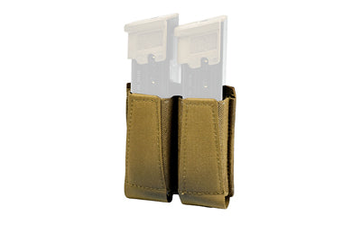 GBRS Group Double Pistol Magazine Pouch, Squadron Laminate, MOLLE/Belt, Coyote Brown, GEAR-DPMP-BR-CB