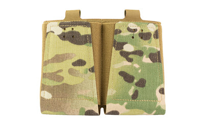 GBRS Group Collapsible Double Rifle Magazine Pouch, MultiCam Pattern, Fits AR-15/AK-47 Mags