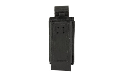 GBRS Group Collapsible Single Pistol Magazine Pouch, Black, Fits Most Double-Stacked Pistol Mags