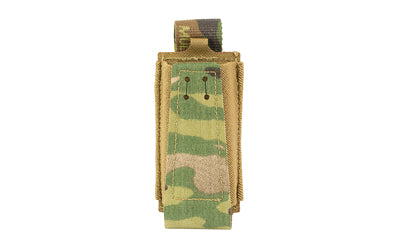 GBRS Group Collapsible Single Pistol Magazine Pouch, MultiCam Pattern, Fits Double-Stacked Pistol Mags
