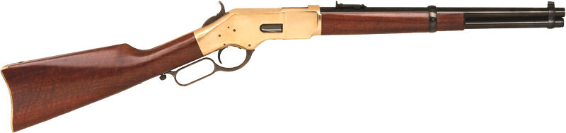 CIMARRON 1866 YELLOWBOY 44/40 16" BRASS/BLUED WALNUT