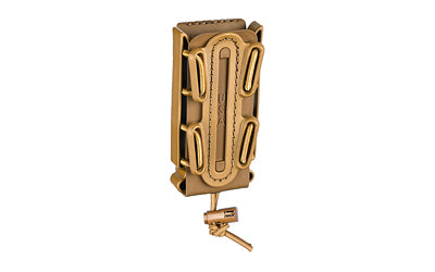 G-Code Scorpion Softshell Tall Pistol Magazine Carrier, Single/Double Stack, Flared Opening, Tan DK-SS_P1-F04P04