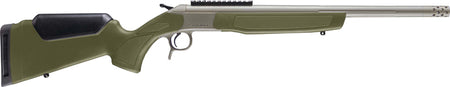 CVA SCOUT TD V3 450BM 22" STAINLESS/OD GREEN SYNTHETIC<<