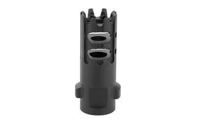Gemtech QUICKMOUNT 7.62mm Muzzle Brake with Carbon Cutting Grooves, 5/8-24 Thread, Black 12155