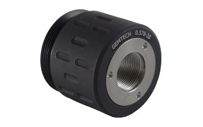 Gemtech Threaded End Cap Adapter 1/2x28 for GM-45 and Blackside Suppressors, Fixed Barrel 9mm 12196