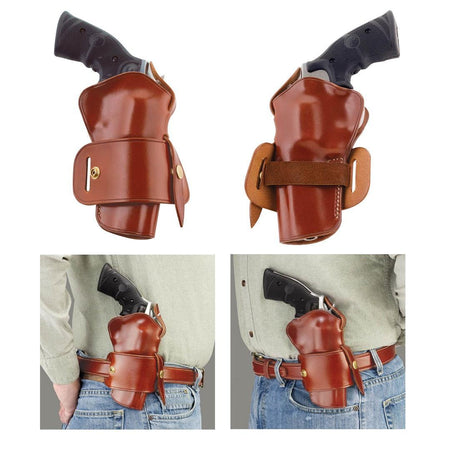Galco Wheelgunner Strongside/Crossdraw Belt Holster S&W N Frame 29/629 4" Tan Ambi