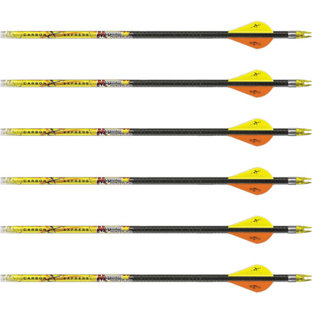 Carbon Express Mayhem Crossbow Bolt 6 Pack with Inserted Moon Nocks