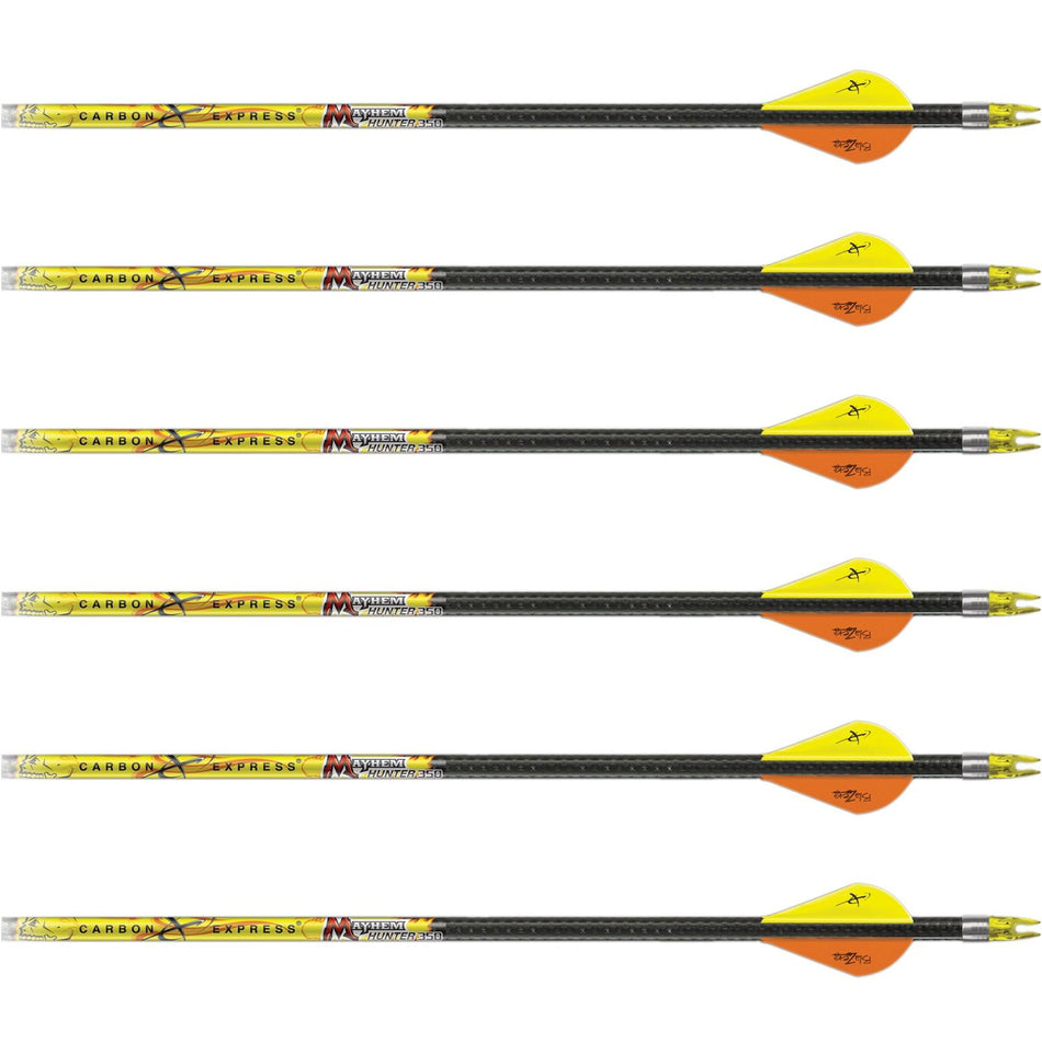 Carbon Express Mayhem Crossbow Bolts with Moon Nocks 6-Pack
