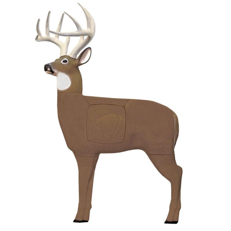 GlenDel Pre-Rut Buck 3-D Target featuring 4-Sided Insert