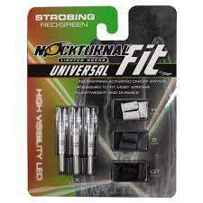 Nockturnal Strobing Red/Green Universal Lighted Nocks for Arrows and Crossbow Bolts
