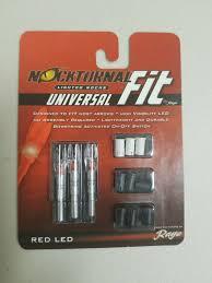 Nockturnal Red Universal Lighted Nocks for Arrows