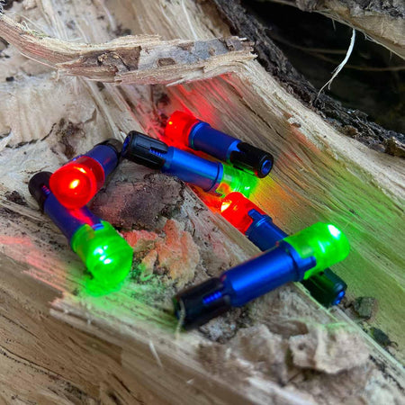 Nockturnal Launchpad Crossbow Illuminated Nock Red/Green Strobing 3pk
