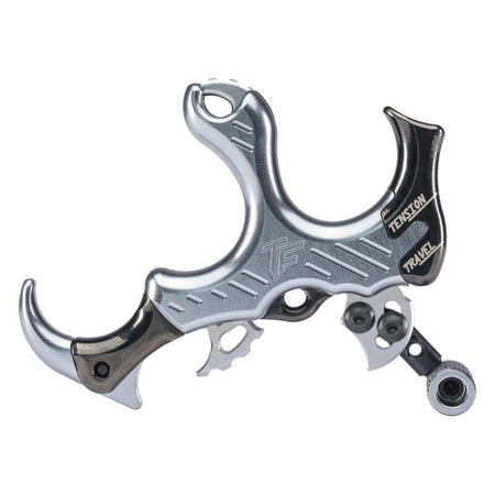 Tru-Fire Synapse Thumb Release Aid Silver Dual Sear Aluminum Anodized Cover